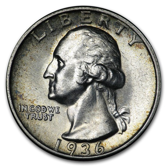 1936-S Washington Quarter AU 1936-S Washington Quarter AU